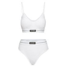 Load image into Gallery viewer, Women Seamless Bra Set Medium Waist Panties Bralette Sexy Lingerie Set Vneck Sport Brassiere Female Cotton Underwear Set
