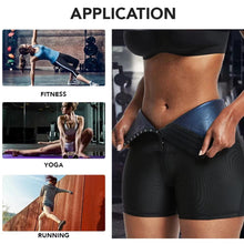 Load image into Gallery viewer, Women Thermo Body Shaper Slimming Pants Silver coating Weight Loss Waist Trainer Fat Burning Sweat Sauna Capris Leggings Shapers
