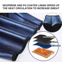 Load image into Gallery viewer, Women Thermo Body Shaper Slimming Pants Silver coating Weight Loss Waist Trainer Fat Burning Sweat Sauna Capris Leggings Shapers
