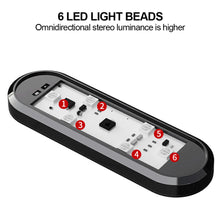 Load image into Gallery viewer, Car Door Lights Emergency Signal Lamp LED Welcome Light Control USB Charging Magnetic Auto Open Door Safe Anti-collision
