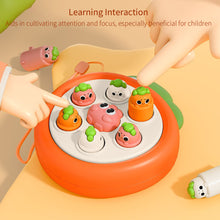 Load image into Gallery viewer, Cartoon Carrot Montessori Baby Knocking Toys Mini Whack-a-Mole Pinch Finger Decompression Toy Educational Birthday Gift Toddler Toy
