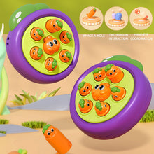 Load image into Gallery viewer, Cartoon Carrot Montessori Baby Knocking Toys Mini Whack-a-Mole Pinch Finger Decompression Toy Educational Birthday Gift Toddler Toy

