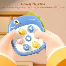 Load image into Gallery viewer, Cartoon Dinosaur Montessori Baby Knocking Toys Mini Whack-a-Mole Pinch Finger Decompression Toy Educational Birthday Gift Toddler Toy
