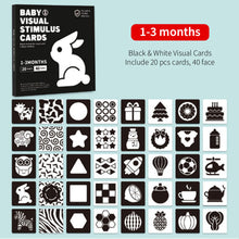 Load image into Gallery viewer, 0-36M Early Education Cards Colorful Black And White Cards Color Training Visual Stimulation Flashing Cards Montessori Toddler Toys
