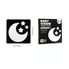 Load image into Gallery viewer, 0-36M Early Education Cards Colorful Black And White Cards Color Training Visual Stimulation Flashing Cards Montessori Toddler Toys
