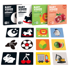 Load image into Gallery viewer, 0-36M Early Education Cards Colorful Black And White Cards Color Training Visual Stimulation Flashing Cards Montessori Toddler Toys

