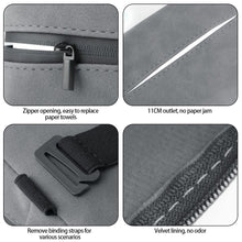 Load image into Gallery viewer, suede Leather Car Tissue Box Auto Sun Visor Seat Back Hanging Tissue Box Holder Armrest Box Paper Towel Organizer
