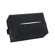 Load image into Gallery viewer, suede Leather Car Tissue Box Auto Sun Visor Seat Back Hanging Tissue Box Holder Armrest Box Paper Towel Organizer
