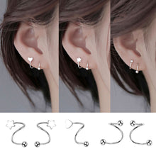 Load image into Gallery viewer, Sweet Caring Earrings for Girls Cute S-shaped Wrapped Earrings Small Fresh Personality Five Pointed Star Niche Spring Earrings
