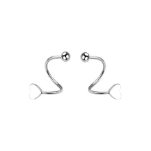 Load image into Gallery viewer, Sweet Caring Earrings for Girls Cute S-shaped Wrapped Earrings Small Fresh Personality Five Pointed Star Niche Spring Earrings
