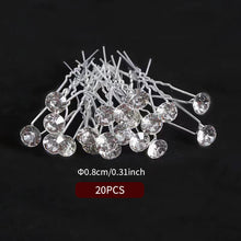 Load image into Gallery viewer, Bride's Pan Hair Fork Pin U-shaped Clip Pearl Hair Fork U-shaped Crystal Hair Clip Princess Woven Headpiece Hair Clip
