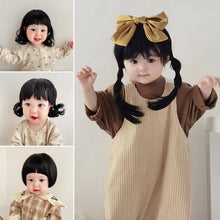 Load image into Gallery viewer, Baby Cute Girl Short Curly Hair Princess Wig Hat Children's Photography Hundred Days Baby Hair Accessories
