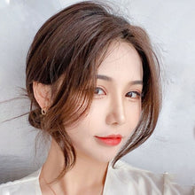 Load image into Gallery viewer, Women's Short Air Bangs Wig Natural Artificial Bangs Mid Split Single Clip Curly Wig Synthetic Hair Bangs Basic Style
