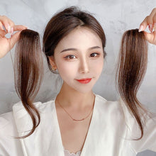 Load image into Gallery viewer, Women's Short Air Bangs Wig Natural Artificial Bangs Mid Split Single Clip Curly Wig Synthetic Hair Bangs Basic Style
