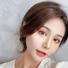Load image into Gallery viewer, Women's Short Air Bangs Wig Natural Artificial Bangs Mid Split Single Clip Curly Wig Synthetic Hair Bangs Basic Style
