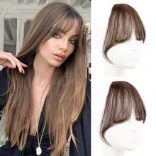 Load image into Gallery viewer, Bangs Wig Piece Lightweight Air Bangs Wig Piece Female Forehead Wig Piece Synthetic Fake Air Bangs Hair Styling Tools
