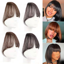 Load image into Gallery viewer, Bangs Wig Piece Lightweight Air Bangs Wig Piece Female Forehead Wig Piece Synthetic Fake Air Bangs Hair Styling Tools
