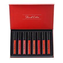 Load image into Gallery viewer, 8pcs Eight Velvet Matte Lip Glaze Set Lipstick Long lasting Moisturizing Not Easy to Stain Cup Coloring Waterproof Student Lipstick

