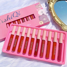 Load image into Gallery viewer, 10pcs/set Matte Lip Glaze Waterproof Velvet Lipstick Matte Non-fading Long Lasting Lip Gloss Lip Makeup Cosmetics
