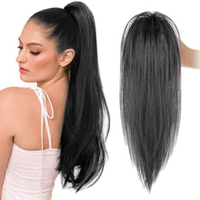 Load image into Gallery viewer, Wig Women's Long Hair Simulated Hair Girl Feeling High Ponytail Braid Lightweight Chicken Nest Waterfall Half Tie High Ponytail Wig
