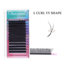 Load image into Gallery viewer, Soft Grafting Eyelashes Matte Curly Interlaced Y-shaped Eyelashes Long Thick Eye Lash Extension Beauty Makeup Tool
