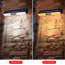 Load image into Gallery viewer, Waterproof Solar Led Lamp with Red Blue Flash Warning Light Fence Hanging Solar Warning Lamp Garden Landscape Decorative Lamp Home Outdoor Garden Solar Lighting
