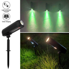Load image into Gallery viewer, Solar Spotlights Outdoor Lawn Lights Landscape Grassland Tree Spotlights IP65 Waterproof Solar Powered Wall Lamp Villa Garden Decorative Lamp
