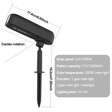 Load image into Gallery viewer, Solar Spotlights Outdoor Lawn Lights Landscape Grassland Tree Spotlights IP65 Waterproof Solar Powered Wall Lamp Villa Garden Decorative Lamp
