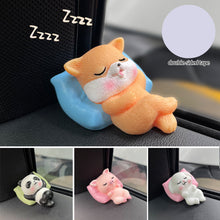 Load image into Gallery viewer, Cute Mini Animal Car Dashboard Ornaments Center Console Decoration Doll Interior Accessories Panda Pig Rabbit

