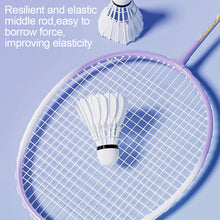 Load image into Gallery viewer, Iron Alloy Badminton Racket Set Ultralight Durable Adult Racket Match Training Supplies With Hand Glue+Racket Head Sticker+Bag
