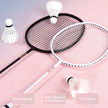 Load image into Gallery viewer, Badminton Racket Set Ultralight Iron Alloy Adult Match Training Racket With Racket Bag And 3 Badmintons
