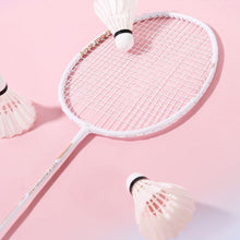 Load image into Gallery viewer, Badminton Racket Set Ultralight Iron Alloy Adult Match Training Racket With Racket Bag And 3 Badmintons
