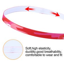 Load image into Gallery viewer, 1PC Yoga Fitness Thin Headband Sweat Absorbing Elastic Band With Silicone Non-Slip Breathable Bandeau
