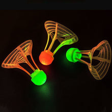 Load image into Gallery viewer, 1PC Night Luminous Windproof Badminton Ball With LED Light Outdoor Nylon Plastic Ball For Badminton Training
