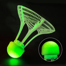Load image into Gallery viewer, 1PC Night Luminous Windproof Badminton Ball With LED Light Outdoor Nylon Plastic Ball For Badminton Training

