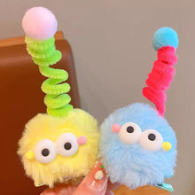 Load image into Gallery viewer, Cartoon Hair Clip Kids Cute Plush Fur Ball Twisting Stick Childrem Hair Pin Barrette Boys Girls Headwear Hair Accessories
