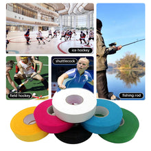 Load image into Gallery viewer, 25M Self-Adhesive Hockey Tape 27 Yards Hockey Stick Tape Badminton Handle Ice Hockey Grip Tape Roll Anti-slip Sport Accessories
