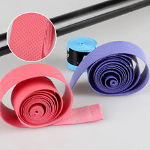 Load image into Gallery viewer, 4Pcs Anti-Slip Tennis Sweat Tape Bicycle Handlebar Badminton Racket Grips Elasticity Sweatband Fishing Rods Dumbbel Protect
