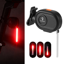 Load image into Gallery viewer, Bicycle Tail Light Mountain Road Rear Bike Running Light USB Rechargeable LED Light Warning Lamp for Bike Riding Accessories
