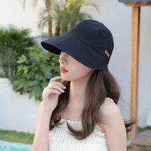 Load image into Gallery viewer, Summer Wide Brim Fisherman Hat Women Foldable Sunshade Visors Fisherman Cap Female Adjustable Outdoor Sports Bucket Panama Cap
