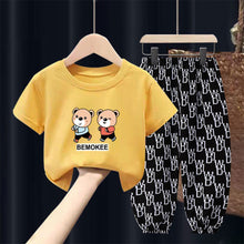 Load image into Gallery viewer, New Summer Fashion Baby Clothes For Girls Children Boys T-shirt Pants 2Pcs/Sets Toddler Casual Clothing Kids Tracksuits
