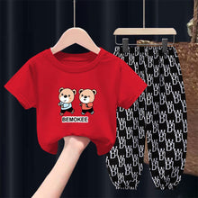 Load image into Gallery viewer, New Summer Fashion Baby Clothes For Girls Children Boys T-shirt Pants 2Pcs/Sets Toddler Casual Clothing Kids Tracksuits

