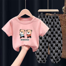 Load image into Gallery viewer, New Summer Fashion Baby Clothes For Girls Children Boys T-shirt Pants 2Pcs/Sets Toddler Casual Clothing Kids Tracksuits
