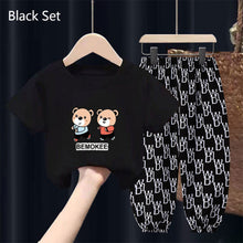 Load image into Gallery viewer, New Summer Fashion Baby Clothes For Girls Children Boys T-shirt Pants 2Pcs/Sets Toddler Casual Clothing Kids Tracksuits
