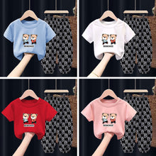 Load image into Gallery viewer, New Summer Fashion Baby Clothes For Girls Children Boys T-shirt Pants 2Pcs/Sets Toddler Casual Clothing Kids Tracksuits
