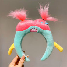Load image into Gallery viewer, Creative Hairstyle Hair Hoop Funny Ugly Doll Hair Band Y2K Cartoon Soft Fleece Headband Washing Face Hair Holder Accessories

