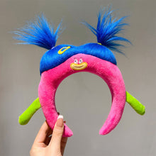 Load image into Gallery viewer, Creative Hairstyle Hair Hoop Funny Ugly Doll Hair Band Y2K Cartoon Soft Fleece Headband Washing Face Hair Holder Accessories
