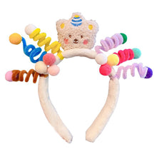 Load image into Gallery viewer, Creative Hairstyle Hair Hoop Funny Ugly Doll Hair Band Y2K Cartoon Soft Fleece Headband Washing Face Hair Holder Accessories
