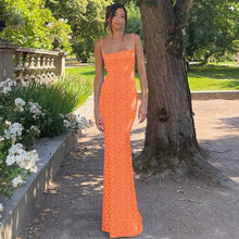Load image into Gallery viewer, 2024 Trendy Retro Sexy Sleeveless Floral Printed Bodycon Backless Slip Long Dress Summer Casual Women Low Cut Bodycon Maxi Dress for Club Party

