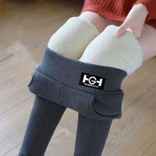 Load image into Gallery viewer, Winter Women Leggings Elastic Warm Pants Hight Waist Leggings Women Solid Color Legging Comfortable Keep Warm Stretchy Legging
